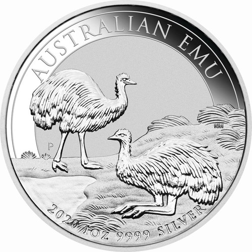 Silber australien emu 1 - australien,
