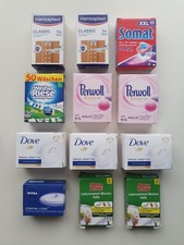 Kaufladen Zubehör Kaufmannsladen Kosmetik Reinigungsmittel Marken Spielzeug 12x