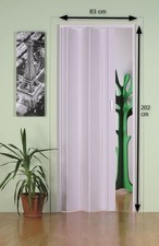 Kunststoff-Falttür Moni Fb. weiß B 83 x H 202 cm ohne Fenster