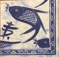 4 Servietten - Royal Fish - Koi/Japan/Asien