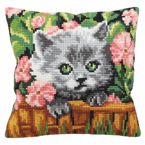 Cda kreuzstichkissen minou - cda, "minou