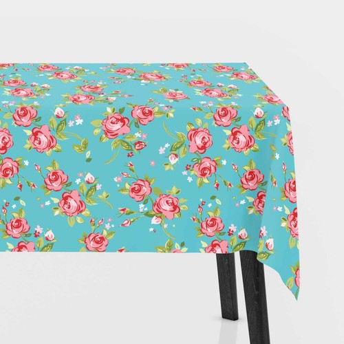 Wachstuch stoff bedruckt rosen - stoff,