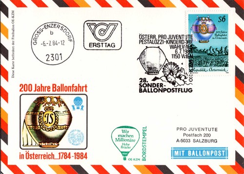 österreich ballonpost - Österreich,,