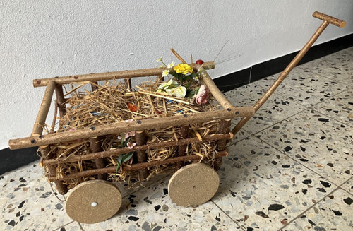 Deko leiterwagen bollerwagen - deko,