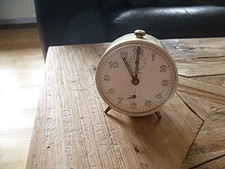 Dugena Wecker Uhr alt aus Nachlass SHABBY