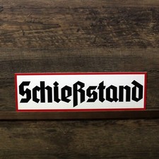 Schild schießstand wegweiser - schild,