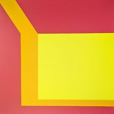 Karl Georg Pfahler, Geometrische Komposition, Siebdruck, signiert, num.