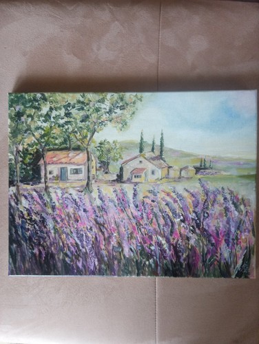 Acrylbilder handgemalt blumen - acrylbilder,