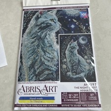 ABRIS ART Kreuzstich-Set "Der Nachtgast"