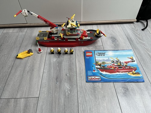 Lego 7207 feuerwehrboot groß - lego,