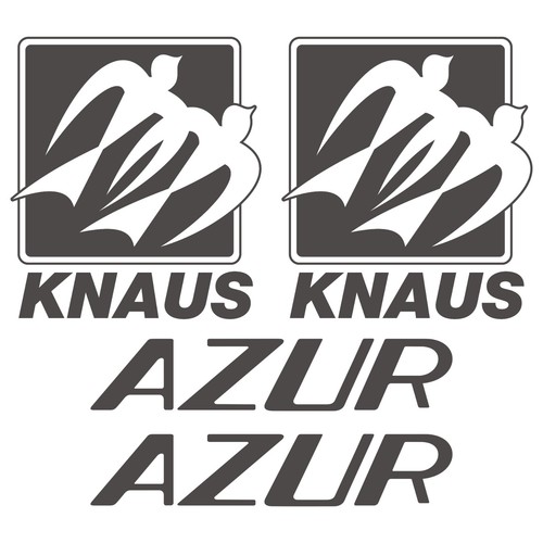 Knaus old azur aufkleber - 2, x