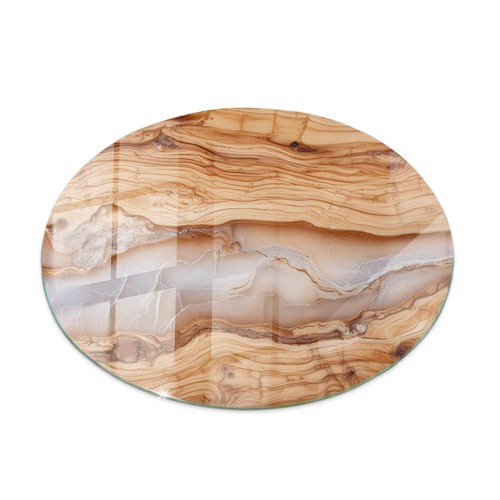 Gehärtet glas glastisch round - glas,
