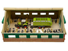 Kids Globe Bauernhof / Kuhstall 1:87, MaÃŸe 24 x 30 cm, Dach klappbar, Holz