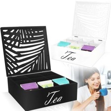 Teebox 9 Fächer Teekiste Holz