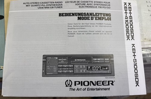 Bedienungsanleitung pioneer - ,