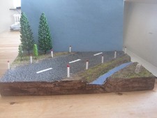Diorama 1:35 Landstrasse für Bundeswehrfahrzeuge o.ä.