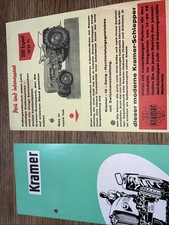 Kramer Traktor Schlepper. „ Prospekt „ 2 Stück (4)