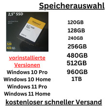 ✅SSD Festplatte windows 10 / 11 vorinstalliert ✅ab 29,50€✅