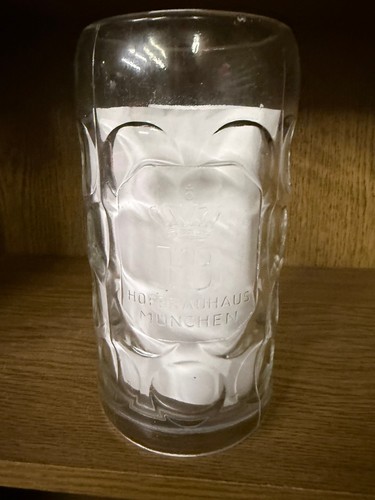 Masskrug glas hofbräuhaus - 1l,
