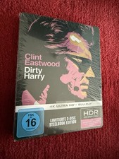 Dirty Harry . 4K Ultra HD Bluray + Blu-ray. Limited Steelbook. HDR. Wie neu !!!
