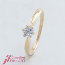 Ring - Solitär mit 1 Brillant