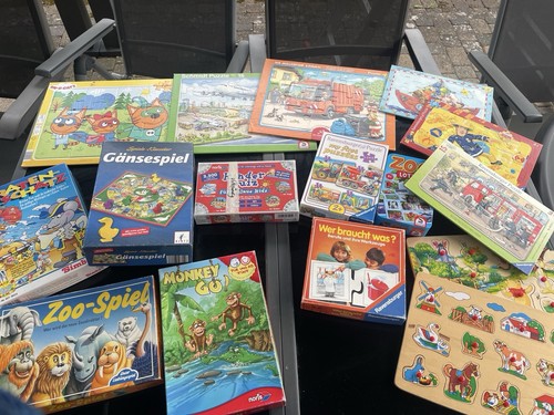 Spiele und puzzle konvolut - 8,