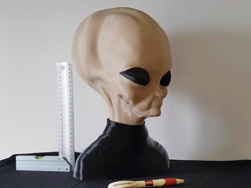 Skinny bob alien bust - skinny,