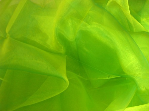 Organza stoff grün hellgrün - stoff,
