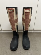 Hunter Gummistiefel Navi Union Jack, 36