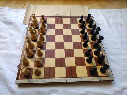Ddr schachspiel holz - ,