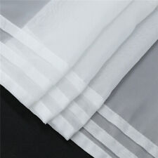 Transparent Raffrollo mit Schlaufen Raffgardinen Küche Gardine Vorhang Modern