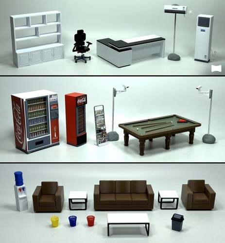Diorama garage reparatur - diorama,