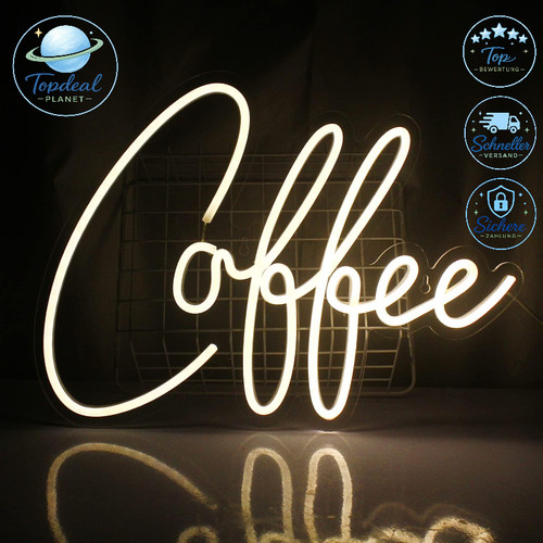 Neon schild kaffee - neon,