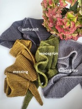 Kleine Halstücher, Sophie-Schal, gestrickt, 100 % Merino