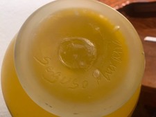 Vase Murano Glas Signiert Seguso Neuwertig 70er Jahre Mundgeblasen Wert ca.600 €