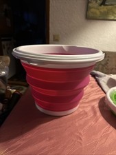 1 x Falteimer 10L faltbarer Eimer Putzeimer Wassereimer Camping Unbenutzt