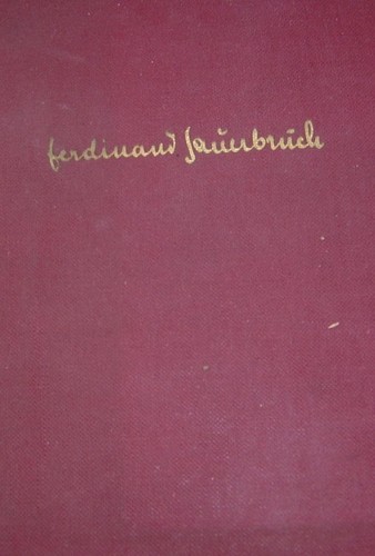 Ferdinand sauerbruch das - sauerbruch, war