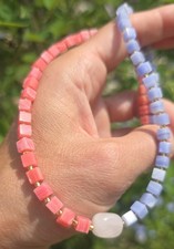 Edelstein kette halskette - edelstein,