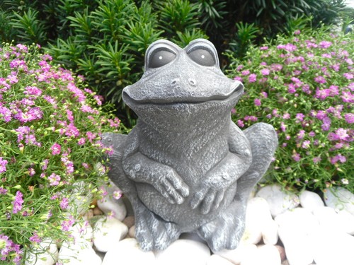 Steinfigur frosch gartenfigur - frosch,,