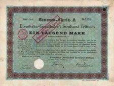 Eisenbahn Stralsund Tribsees