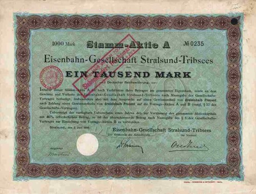 Eisenbahn stralsund tribsees - stralsund,