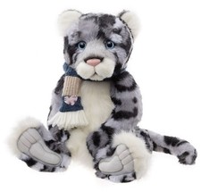 Babbledy by Charlie Bears - Plüsch Schneeleopard Stofftier - CB252532A