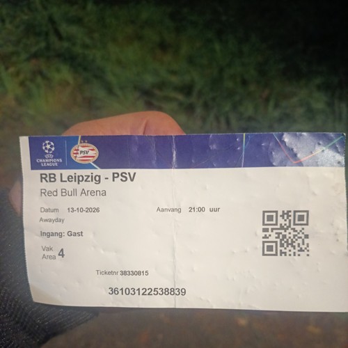 Used ticket leipzig psv - ticket,
