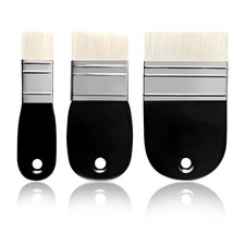 Breite Malpinsel 3 Stück Acryl Flachpinsel Nylon Pinsel Acryl Pinsel Breit Fl...