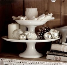 ANTIK Patisserie Tortenplatte ETAGERE Frankreich 1900 Sarreguemines SHABBY