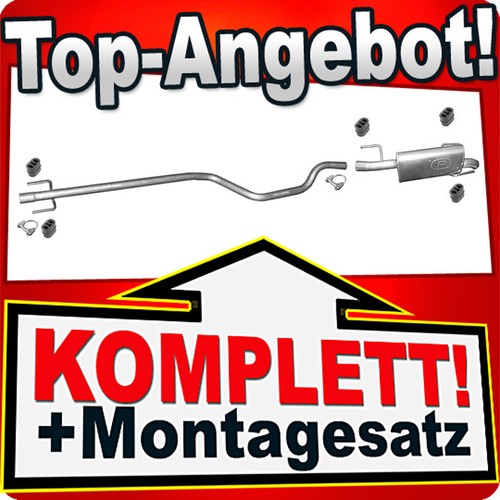 Auspuff für opel - meriva, 1.7