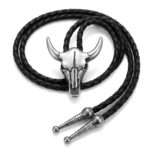 Cowboy bolo tie aus - cowboy‑bolo‑tie, leder