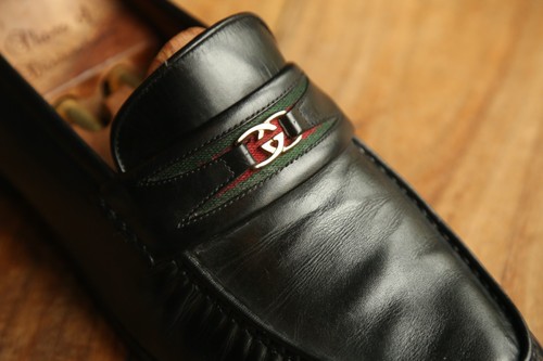 Gucci schwarz leder - schwarz, silber