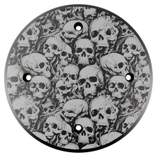 Victory Vision / Vision Tour → Motordeckel links - mit Lasergravur - Skull-Party