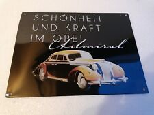 Blechschild Opel Admiral